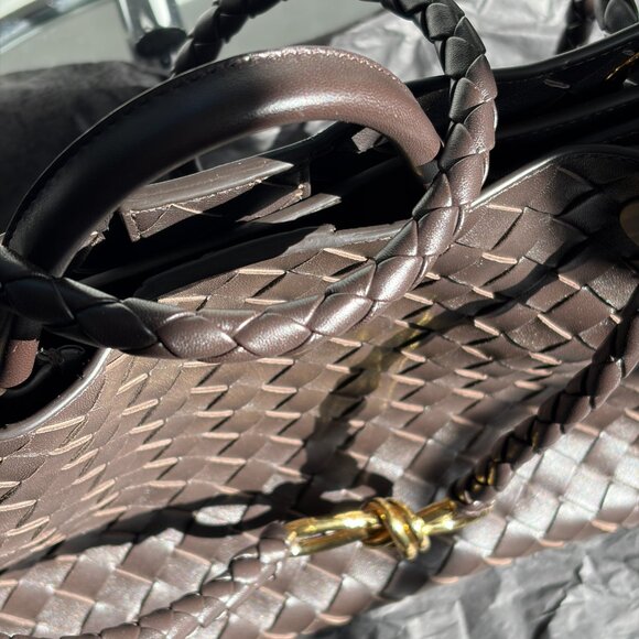 Bottega Veneta Andiamo Bag in Medium size (Brown) - Picture 6 of 12